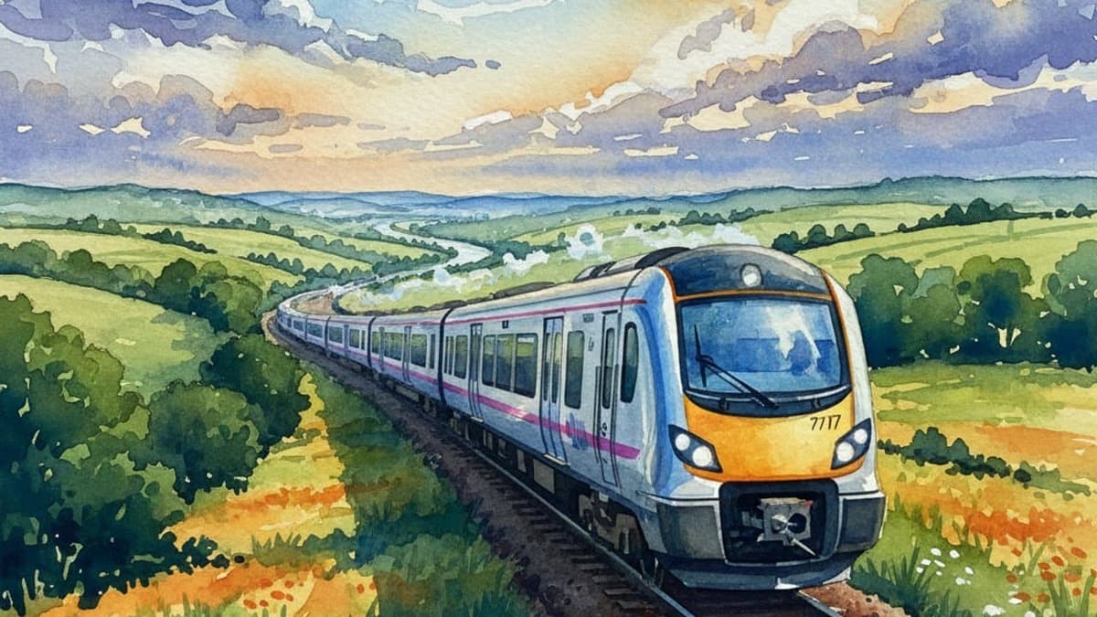 Class 717 Desiro City — Electric train operated by Thameslink