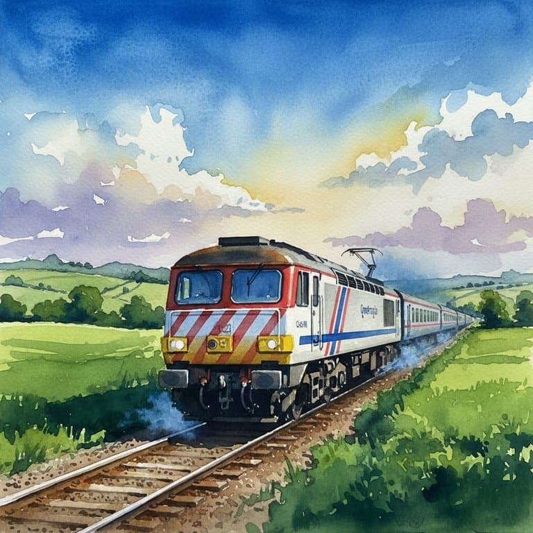 Class 90 Electric Loco — Electric train operated by Greater Anglia