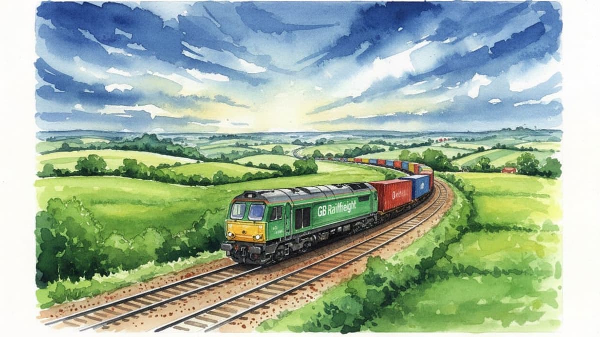 Class 93 Stadler Tri-Mode — Freight train operated by GB Railfreight