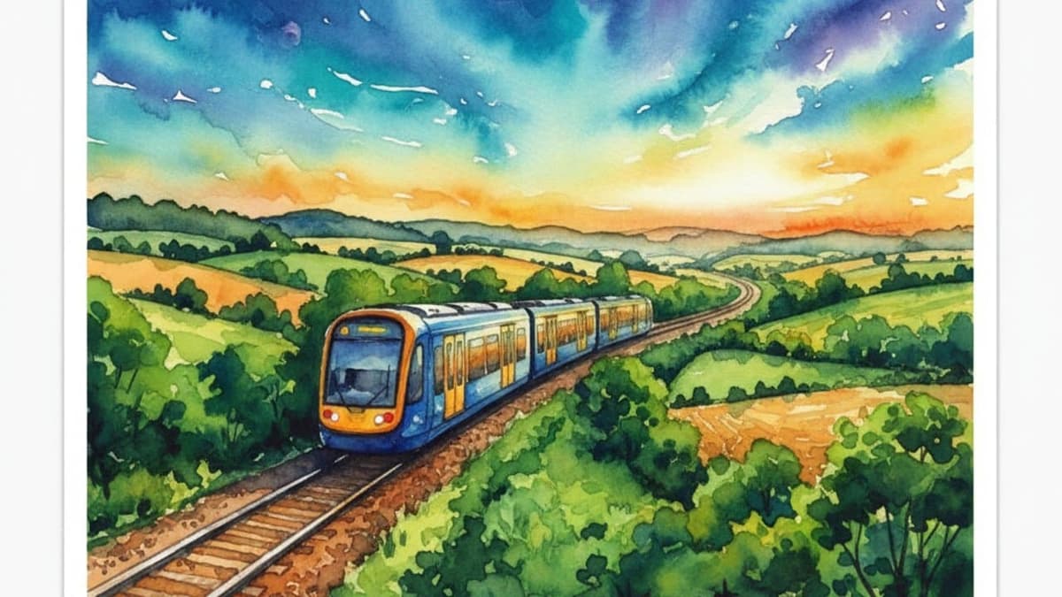 DLR B07 Stock — Tram train operated by Docklands Light Railway