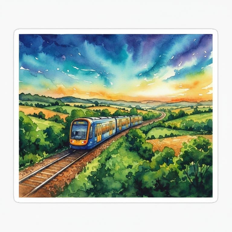 DLR B07 Stock — Tram train