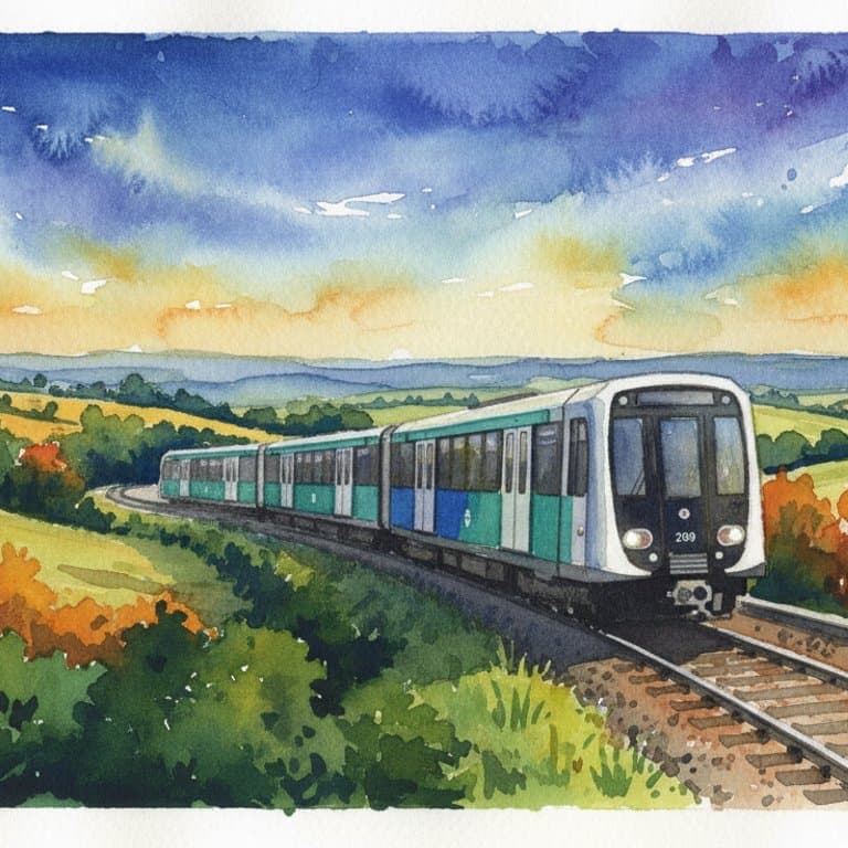 DLR B23 Stock — Tram train