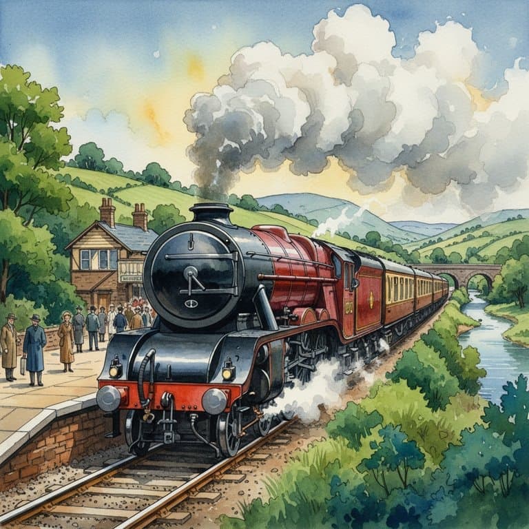Duchess of Hamilton (Coronation) — Steam train operated by Heritage Railways