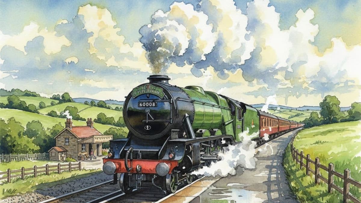 Dwight D. Eisenhower (A4 Class) — Steam train operated by Heritage Railways