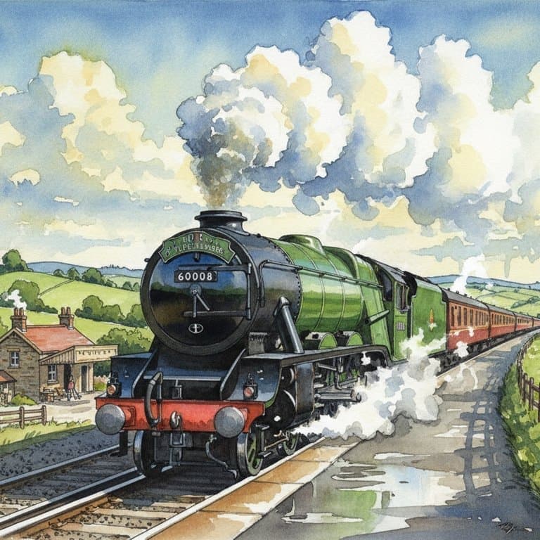 Dwight D. Eisenhower (A4 Class) — Steam train operated by Heritage Railways