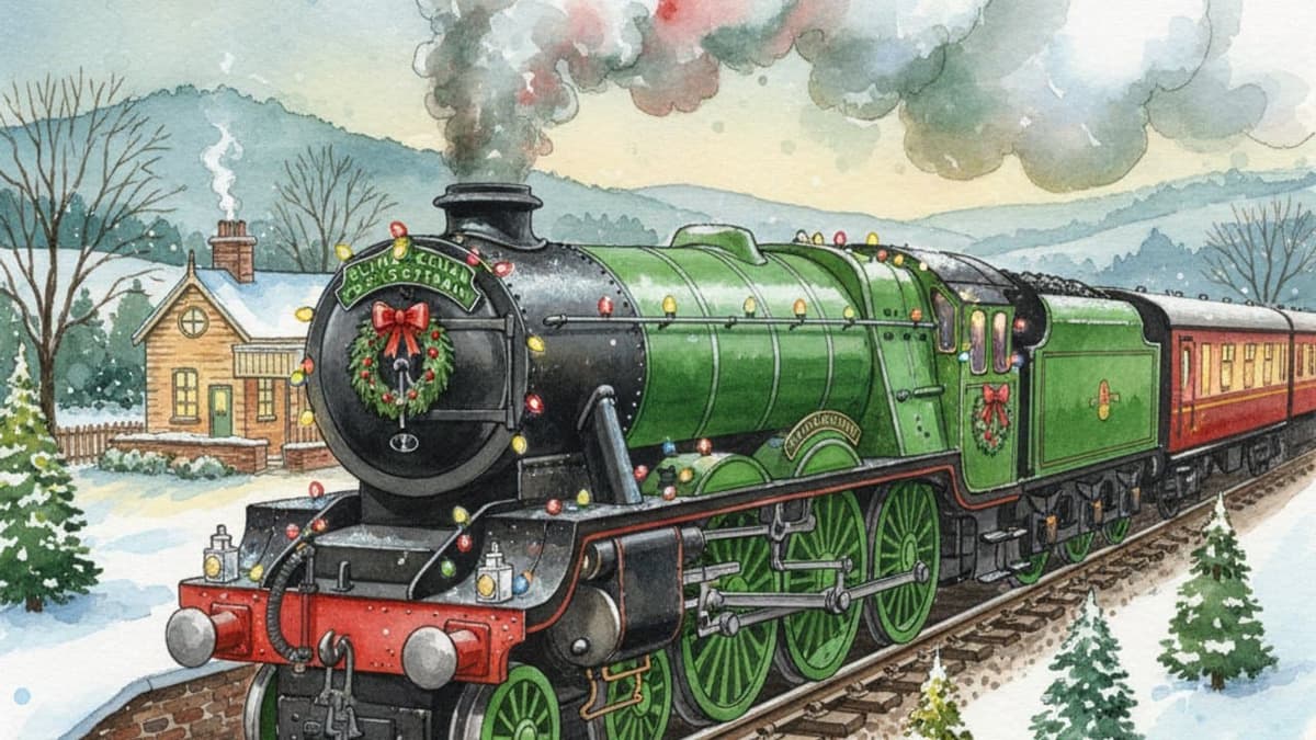 Flying Scotsman (Christmas Edition) — Steam train operated by Heritage Railways