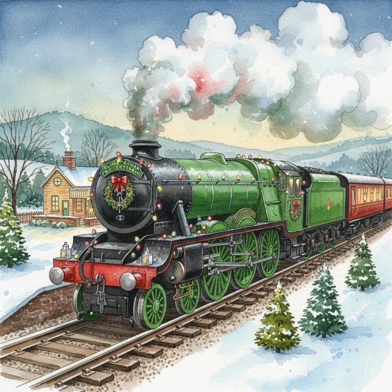 Flying Scotsman (Christmas Edition) — Steam train