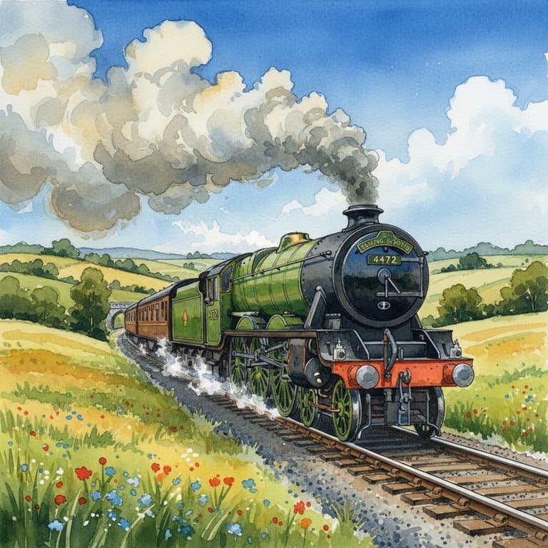 Flying Scotsman — Steam train operated by Heritage Railways