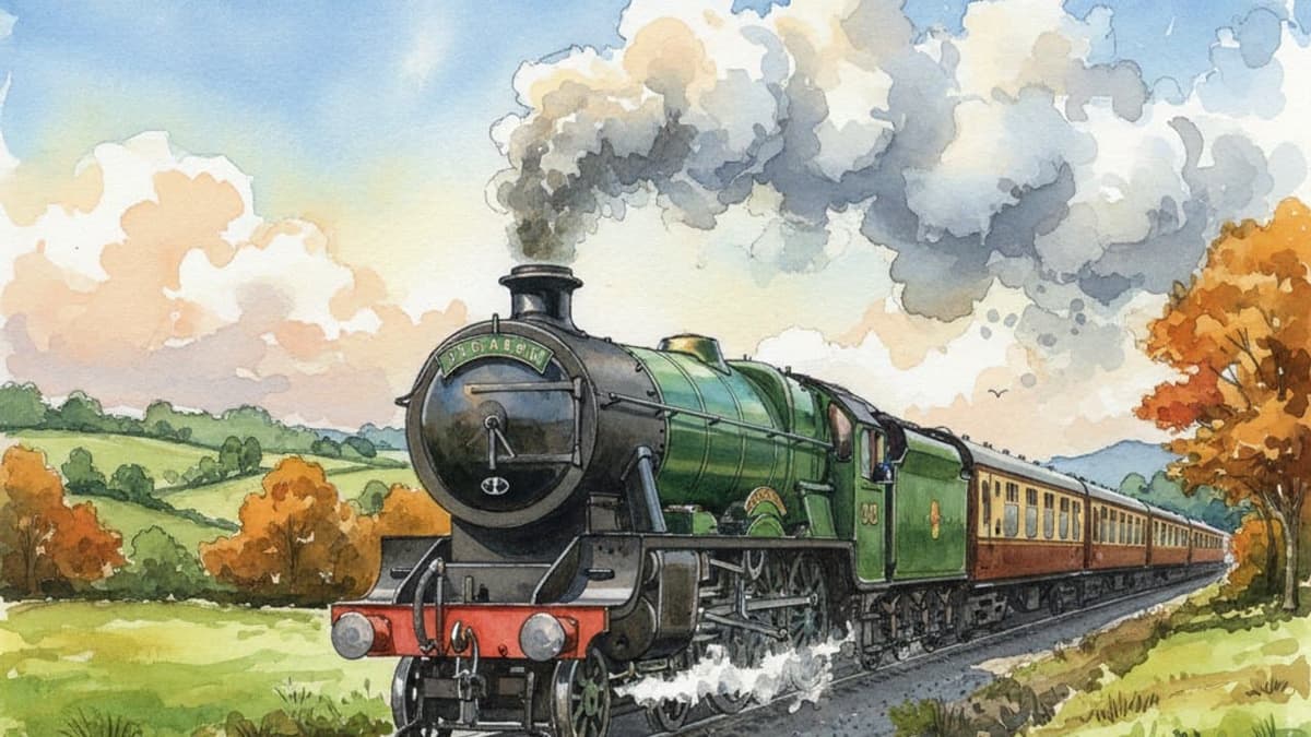 Green Arrow (V2 Class) — Steam train operated by Heritage Railways