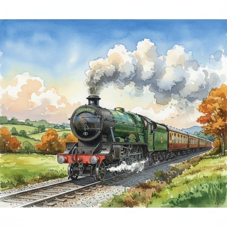 Green Arrow (V2 Class) — Steam train operated by Heritage Railways