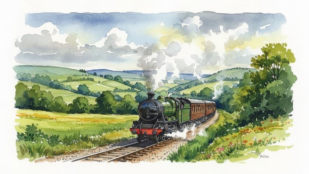 GWR Hall Class — Steam train operated by Heritage Railways