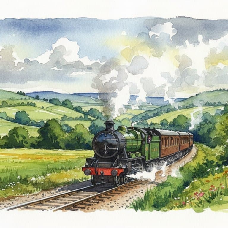 GWR Hall Class — Steam train operated by Heritage Railways