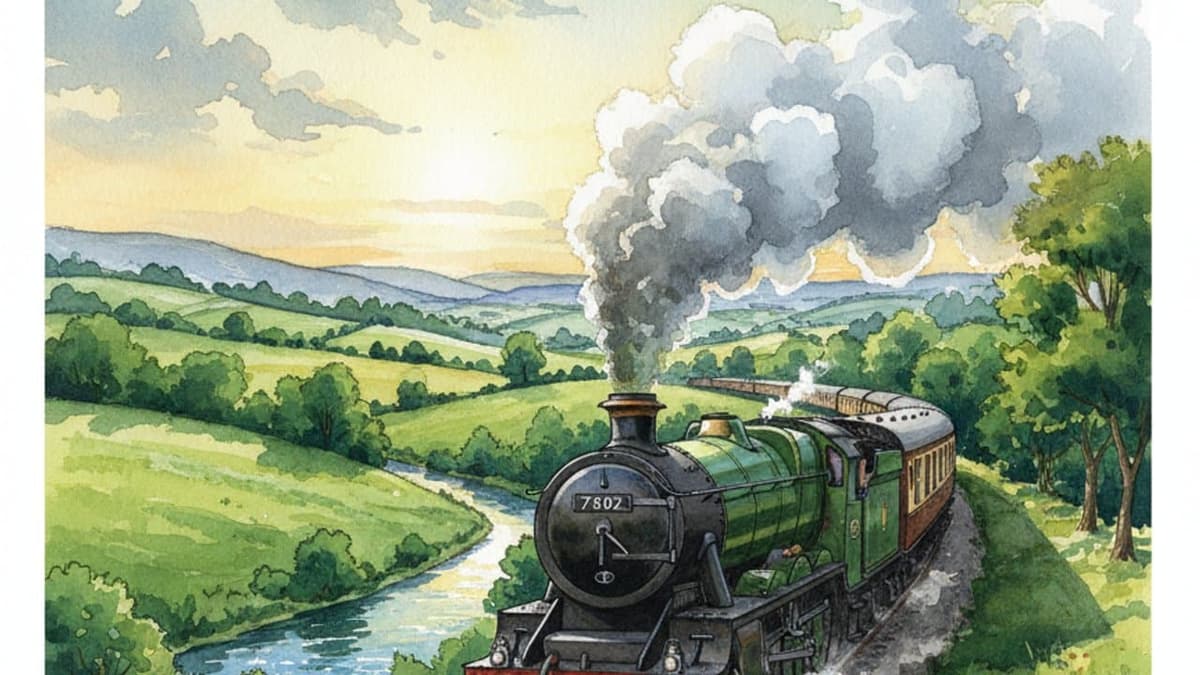 GWR Manor Class — Steam train operated by Heritage Railways