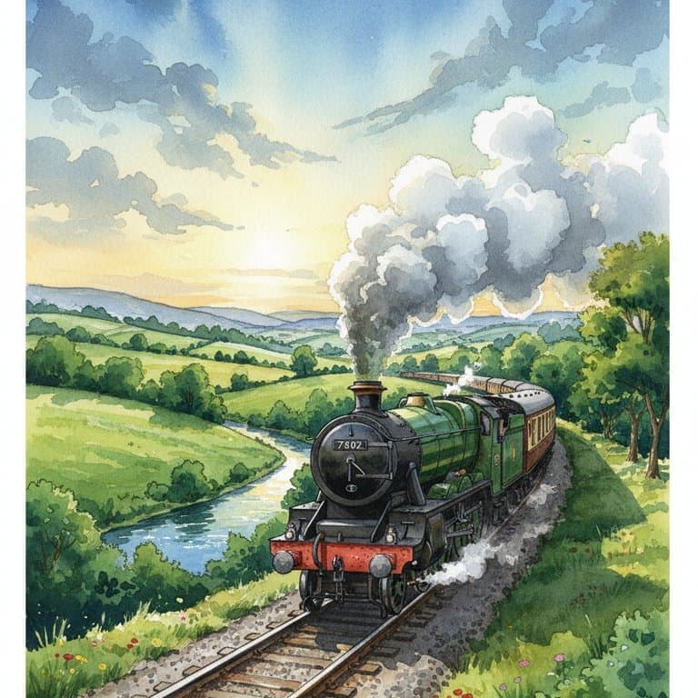 GWR Manor Class — Steam train operated by Heritage Railways