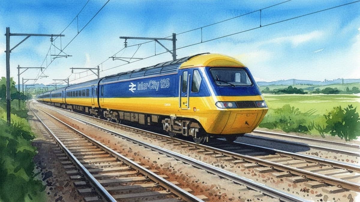 InterCity 125 (HST) — Electric train operated by Great Western Railway