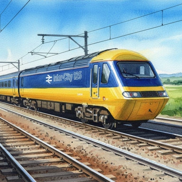 InterCity 125 (HST) — Electric train operated by Great Western Railway