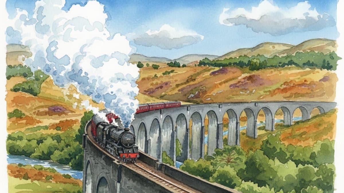 Jacobite Steam Train Set — Steam train operated by Heritage Railways