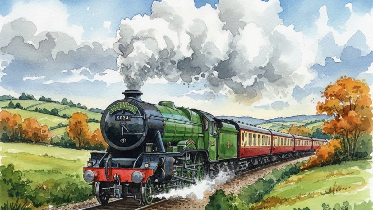 King Edward I (GWR King) — Steam train operated by Heritage Railways