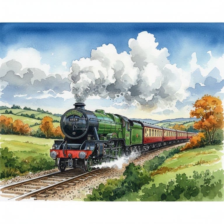 King Edward I (GWR King) — Steam train operated by Heritage Railways