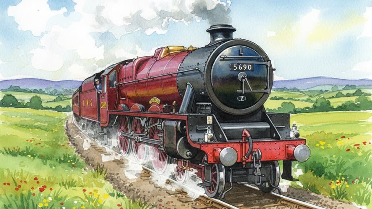 Leander (LMS Jubilee) — Steam train operated by Heritage Railways