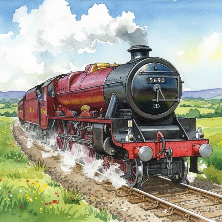 Leander (LMS Jubilee) — Steam train operated by Heritage Railways