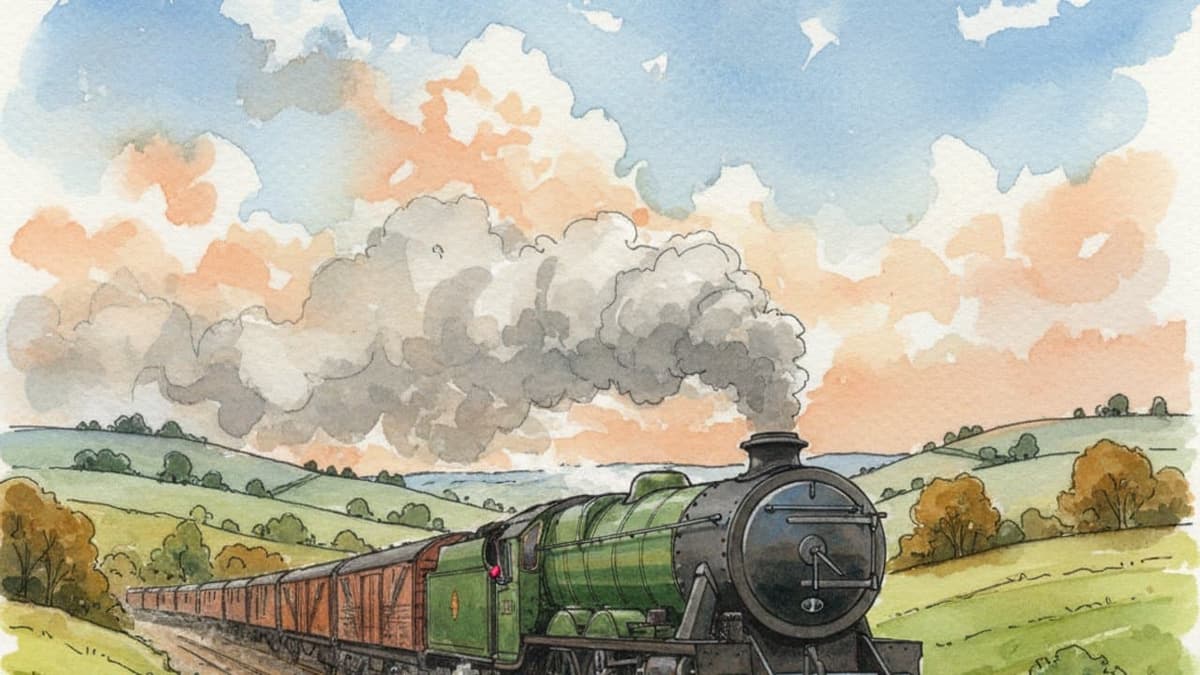 LMS 8F Heavy Freight — Steam train operated by Heritage Railways