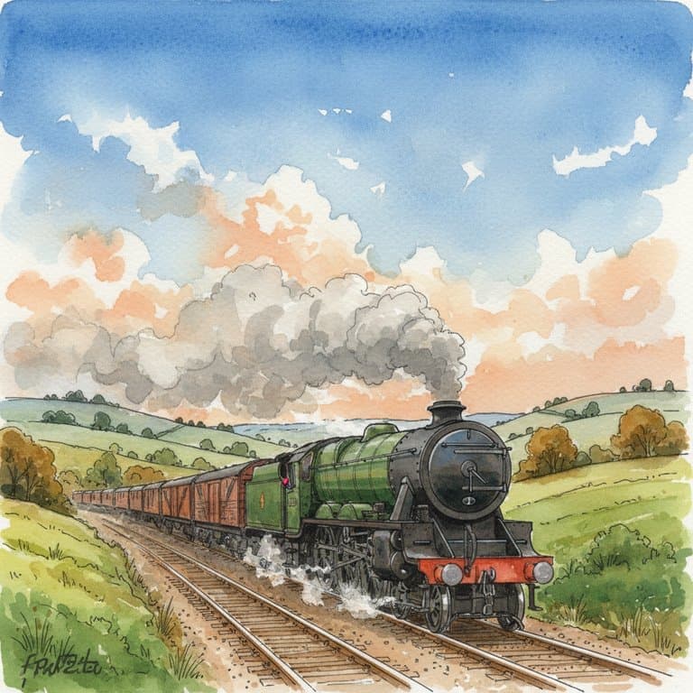 LMS 8F Heavy Freight — Steam train operated by Heritage Railways