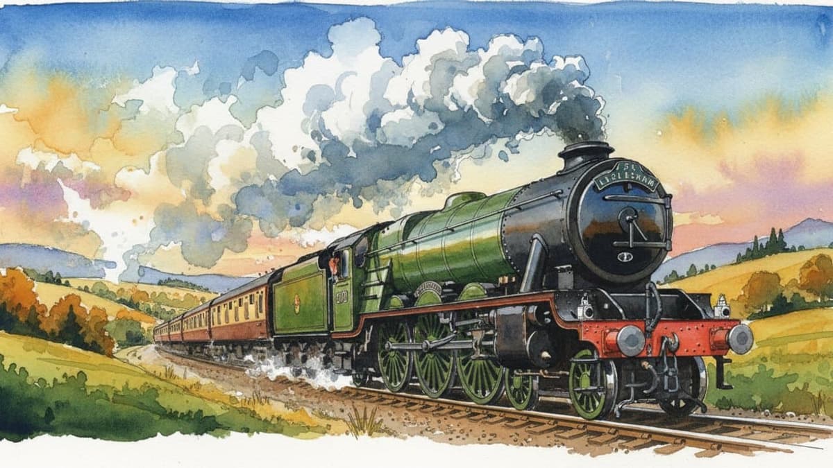 LNER A3 Class (No. 60103) — Steam train operated by Heritage Railways
