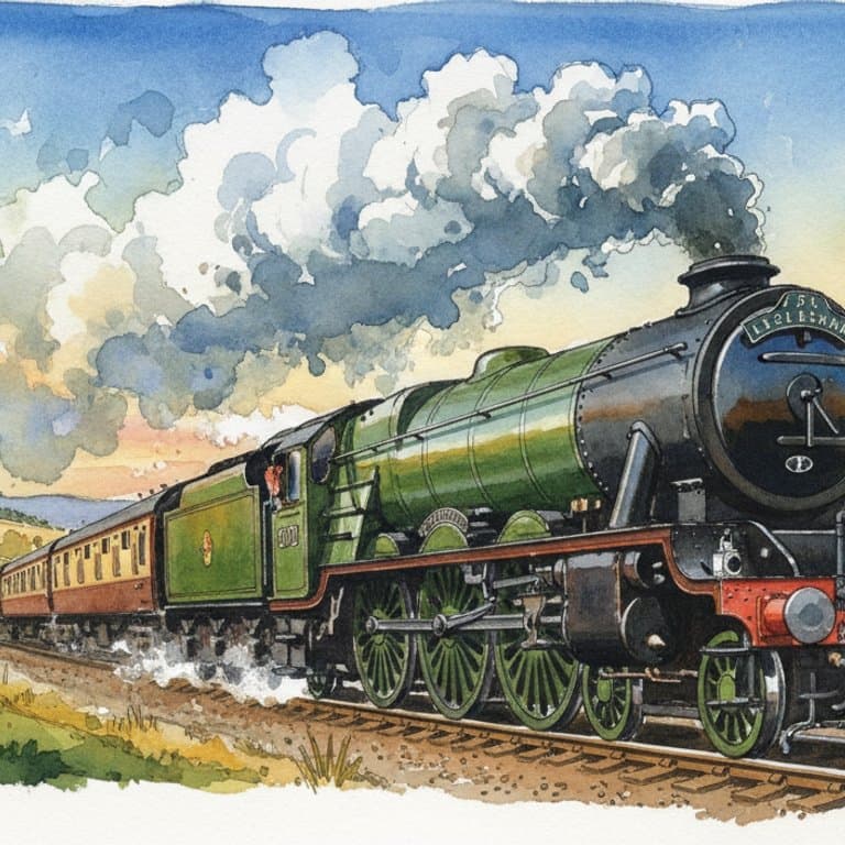LNER A3 Class (No. 60103) — Steam train operated by Heritage Railways