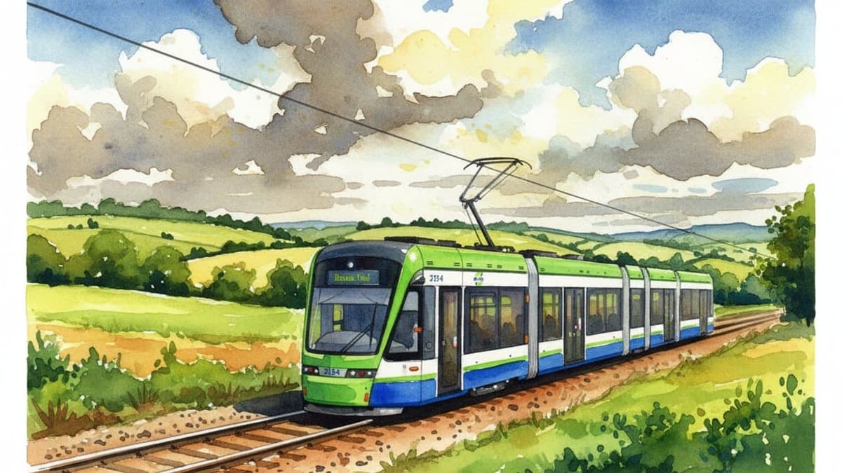 London Tramlink Variobahn — Tram train operated by London Tramlink