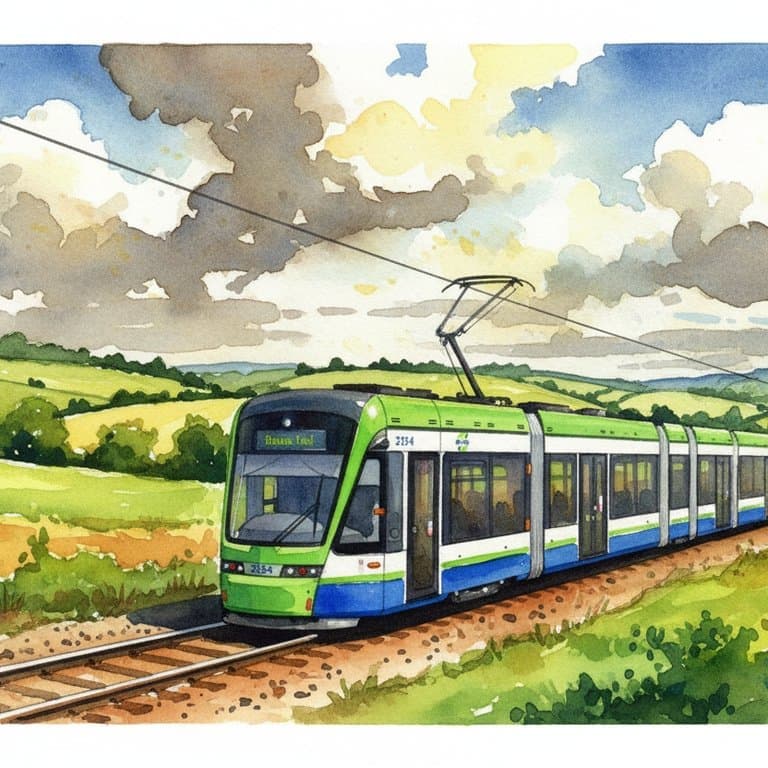 London Tramlink Variobahn — Tram train operated by London Tramlink