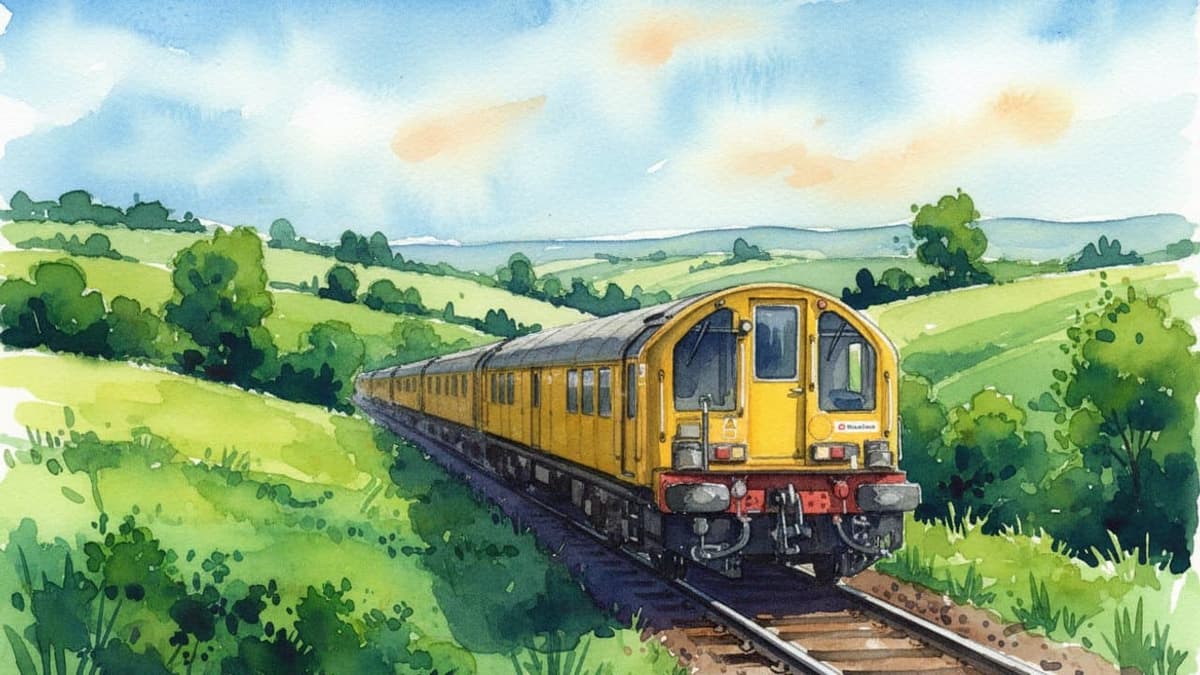 London Underground Battery Loco — Engineering train operated by TfL / London Underground