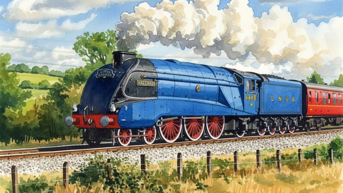 Mallard (Speed Record Edition) — Steam train operated by Heritage Railways