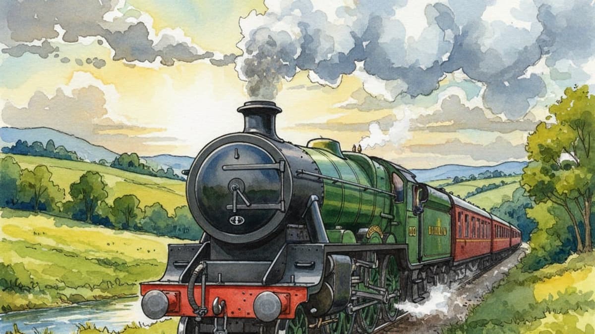 Midland Railway 4F — Steam train operated by Heritage Railways