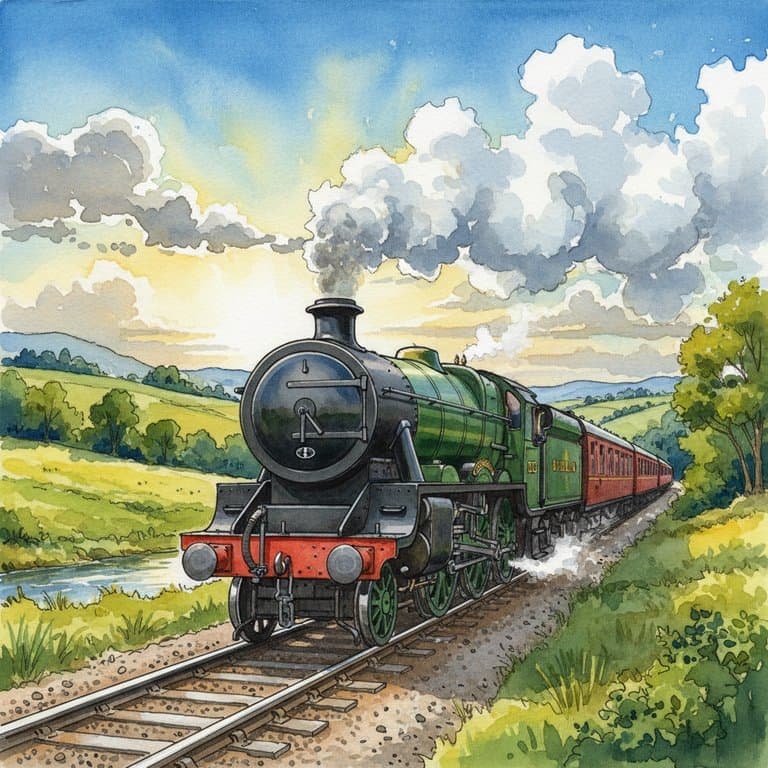 Midland Railway 4F — Steam train operated by Heritage Railways