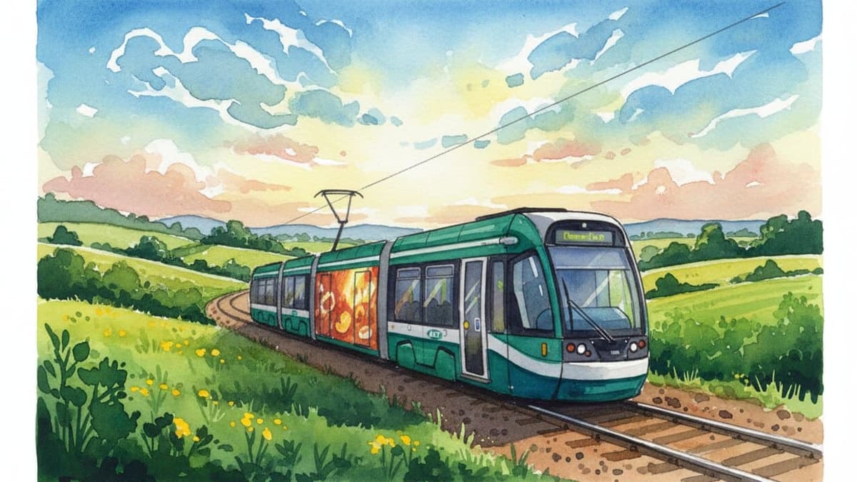 Nottingham Express Transit Citadis — Tram train operated by Nottingham Express Transit