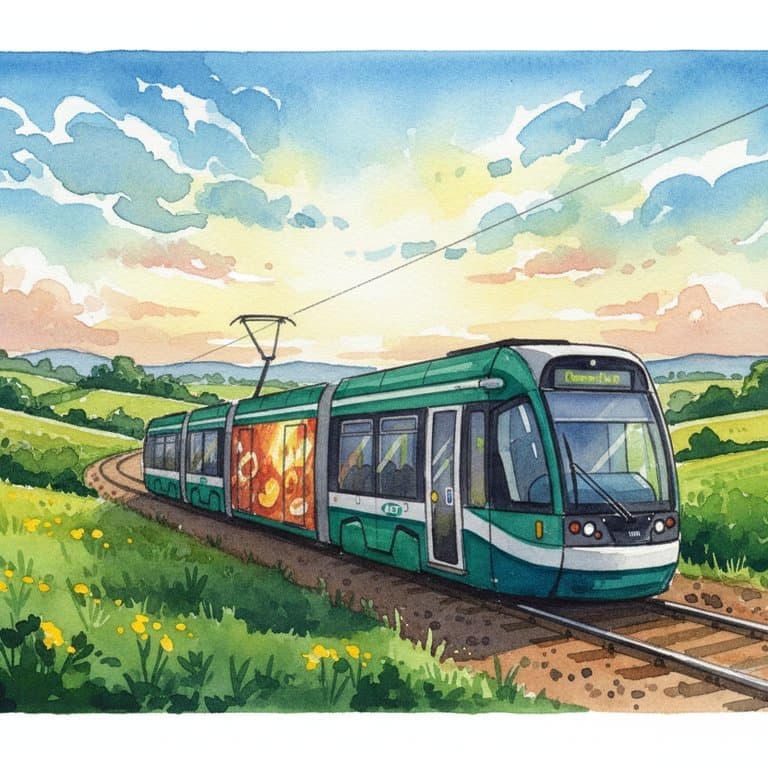 Nottingham Express Transit Citadis — Tram train operated by Nottingham Express Transit