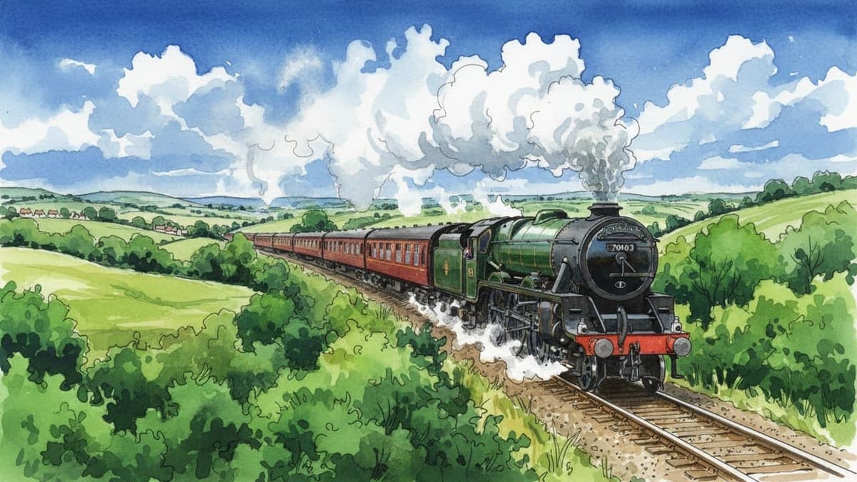 Oliver Cromwell (Britannia Class) — Steam train operated by Heritage Railways