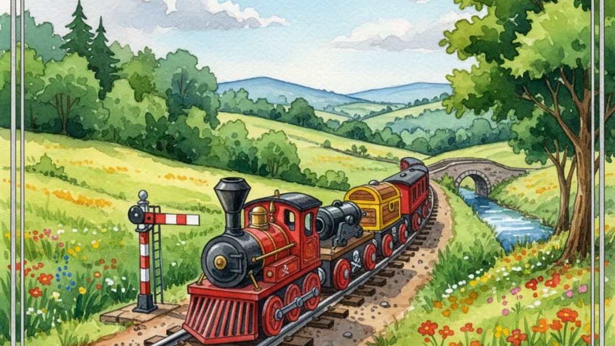 Pirate Treasure Train — Heritage train operated by Fun Line Express