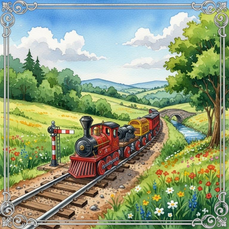 Pirate Treasure Train — Heritage train operated by Fun Line Express