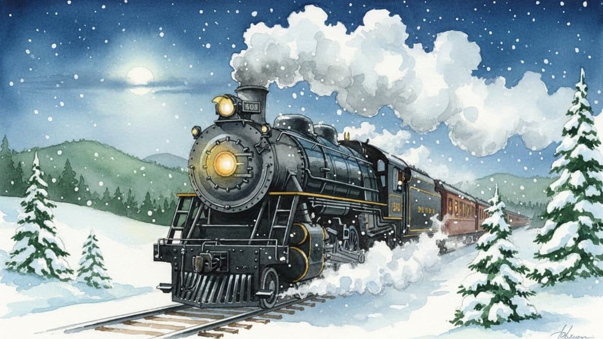 Polar Steam Train — Steam train operated by Magical Railways