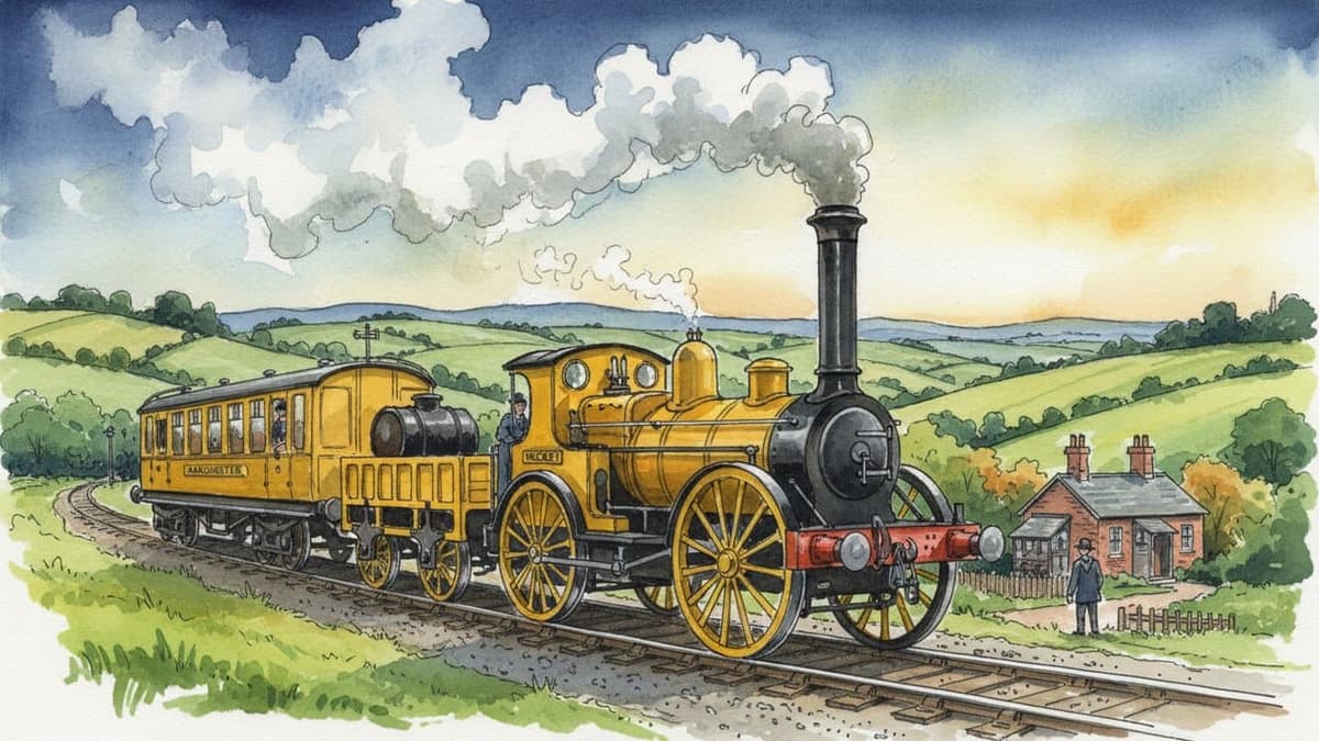 Rocket (Replica) — Steam train operated by Heritage Railways