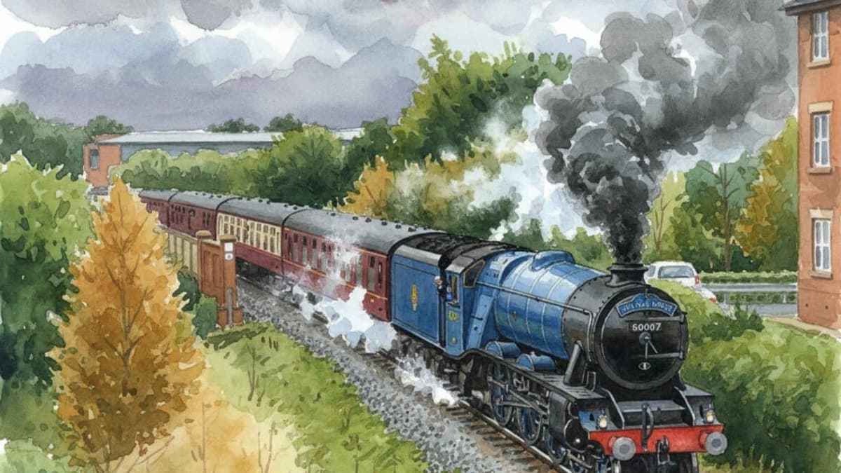 Sir Nigel Gresley (A4 Class) — Steam train operated by Heritage Railways