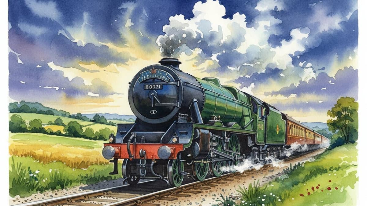 SR Battle of Britain Class — Steam train operated by Heritage Railways