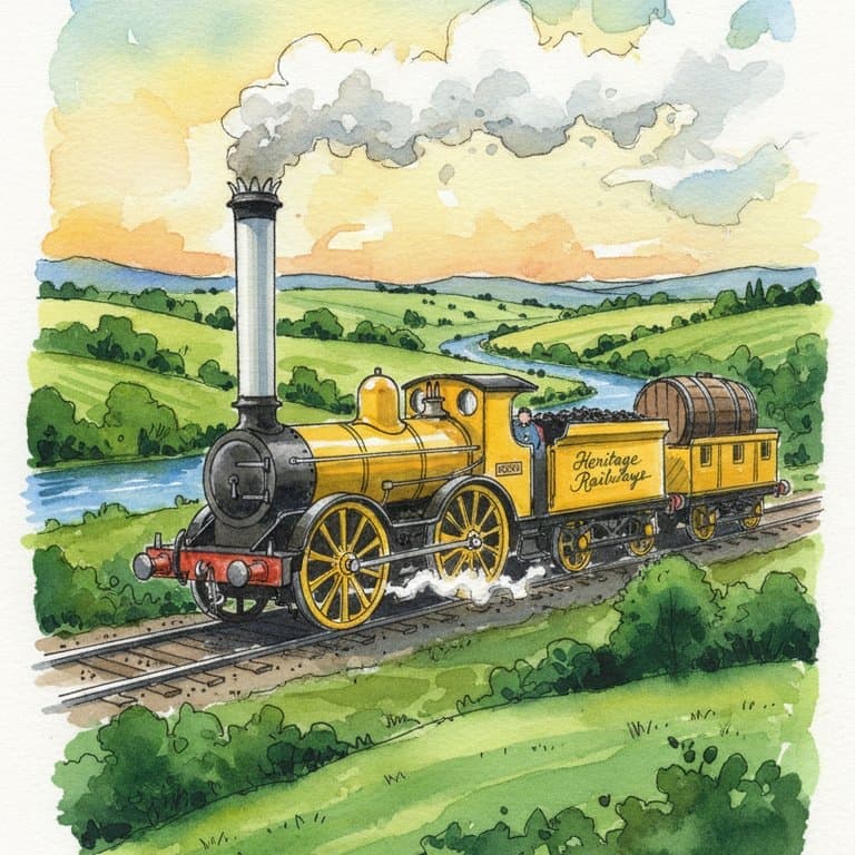 Stephenson's Rocket (Original) — Steam train