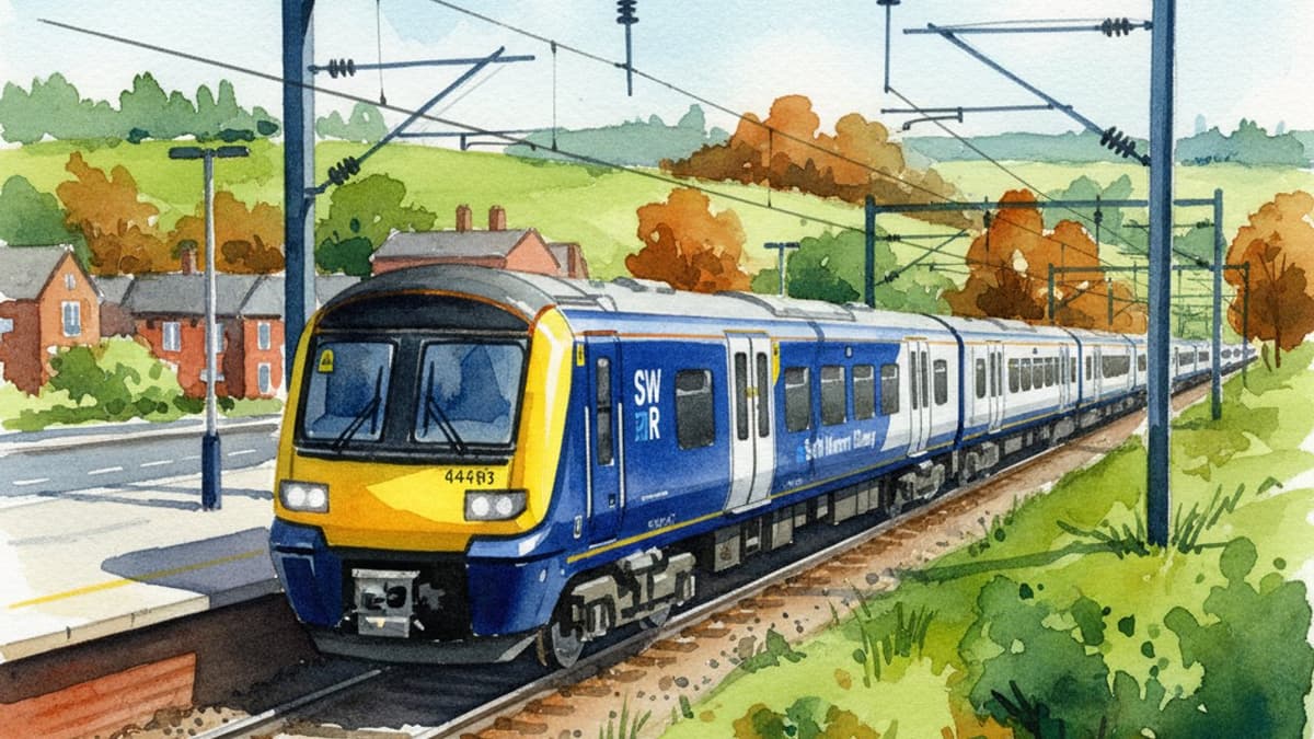 Class 444 Desiro — Electric train operated by South Western Railway