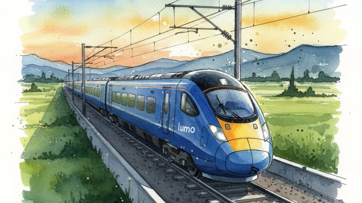 Lumo Class 803 (5-car) — Electric train operated by Lumo