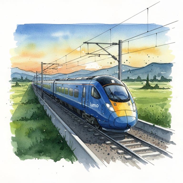 Lumo Class 803 (5-car) — Electric train operated by Lumo