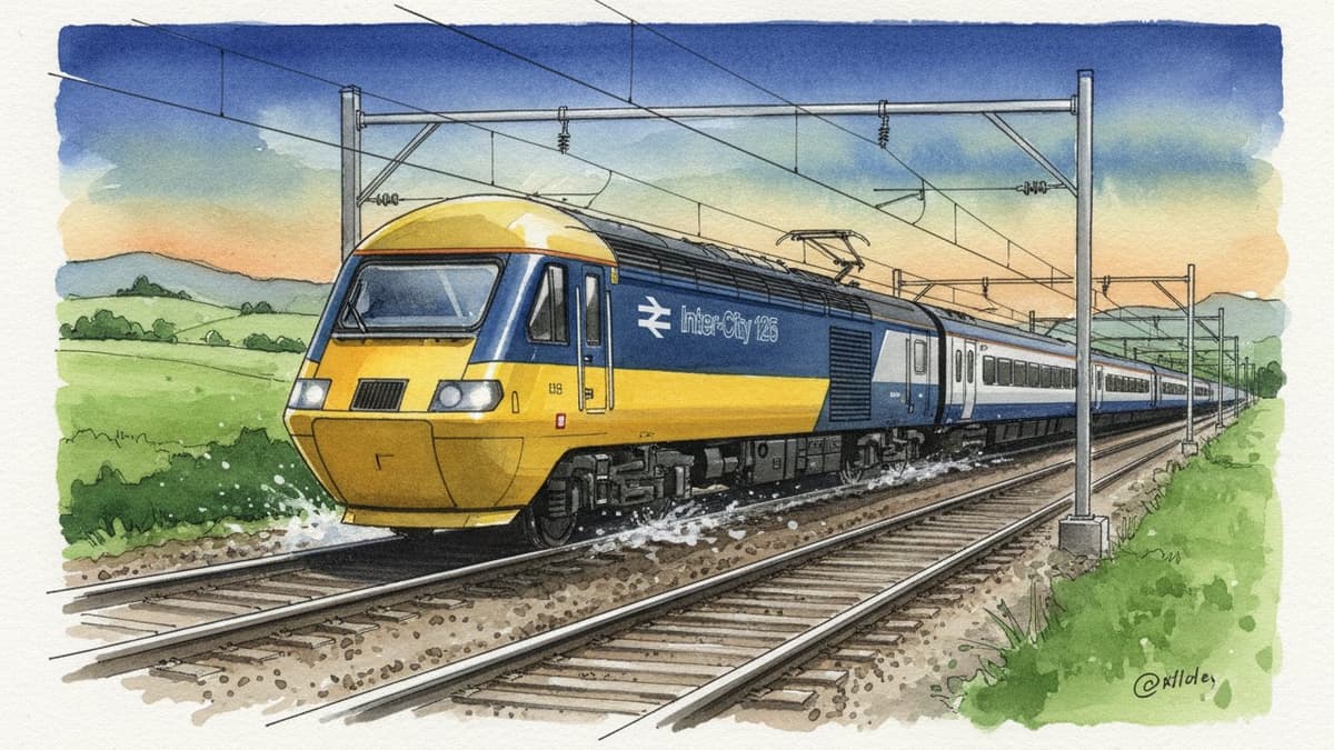 Class 91 (Farewell) — Electric train operated by LNER
