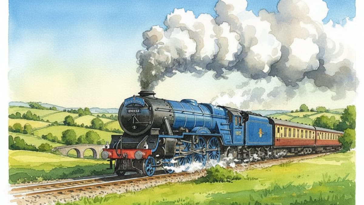 LNER A2 Class Blue Peter — Steam train operated by Heritage Railways